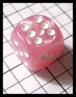 Dice : Dice - 6D Pipped - Pink Swirl with White Pips Chessex Easter - FA collection buy Dec 2010